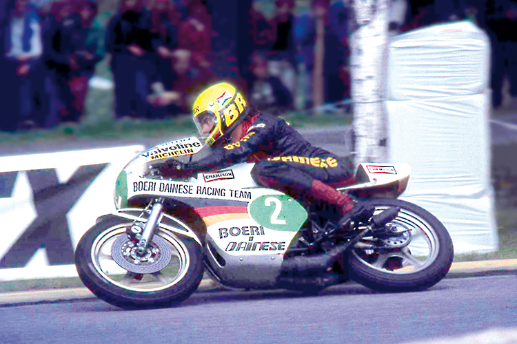Dieter Braun gewann acht Grand Prix auf Yamaha