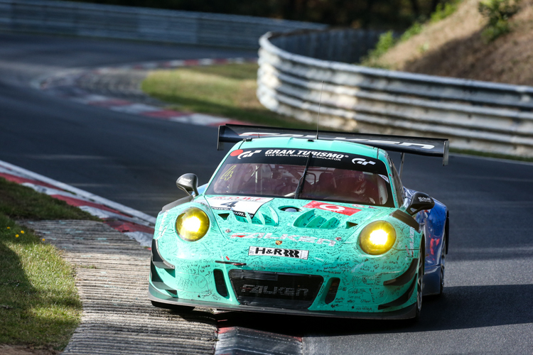 Geht mit einem Sieg ins Museum: Der Porsche 911 GT3 R von Falken Motorsport