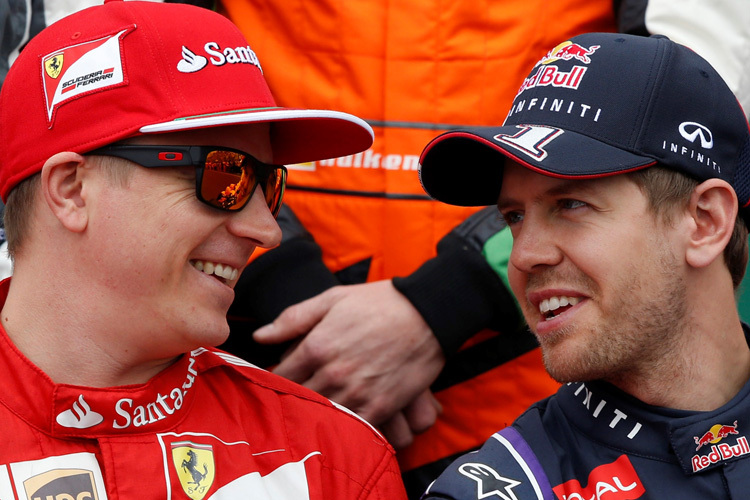 Kimi Räikkönen und Sebastian Vettel, das Ferrari-Duo ab 2015