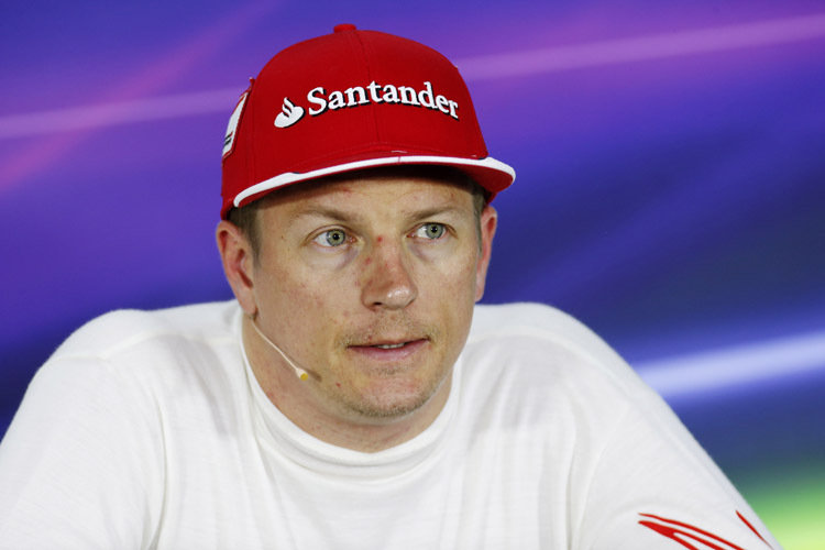 Kimi Räikkönen: «in den ersten 90 Sekunden kann man die Einstellungen nicht ändern»