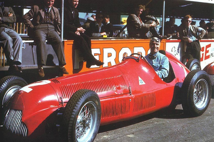 Giuseppe Farina wurde 1950 mit Alfa Romeo erster Formel-1-Weltmeister
