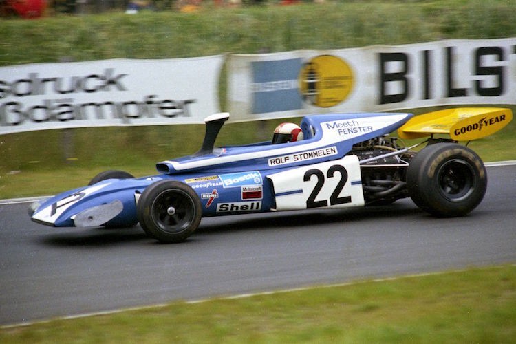 Problematisches Formel-1-Jahr für Stommelen 1972 im Eifelland-Ford