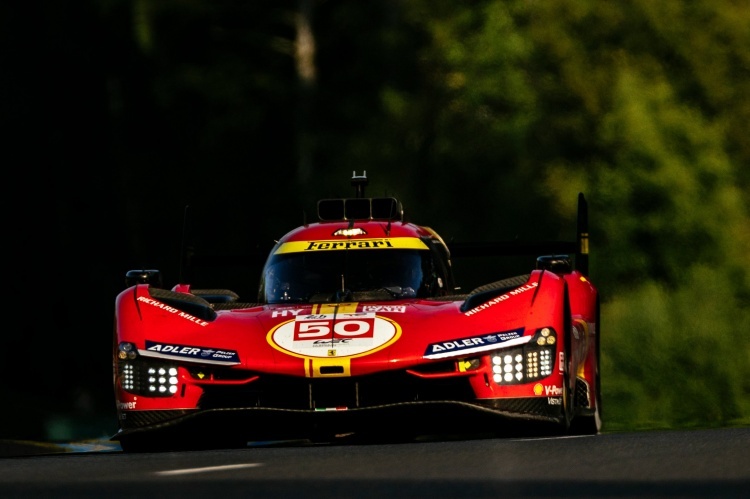Schon die ganze Rennwoche in Le Mans schnell: Der Ferrari 499P