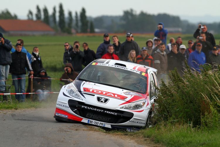 Bryan Bouffier bei der Rallye Ypern