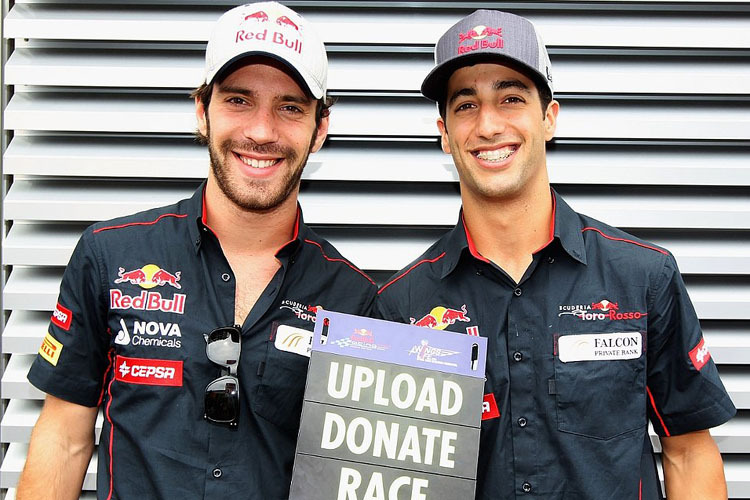 Jean-Eric Vergne und Daniel Ricciardo