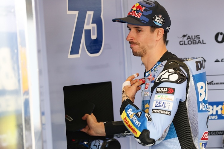 Bandagiert und getaped: Alex Marquez fährt am Sachsenring mit Verletzung an der linken Hand