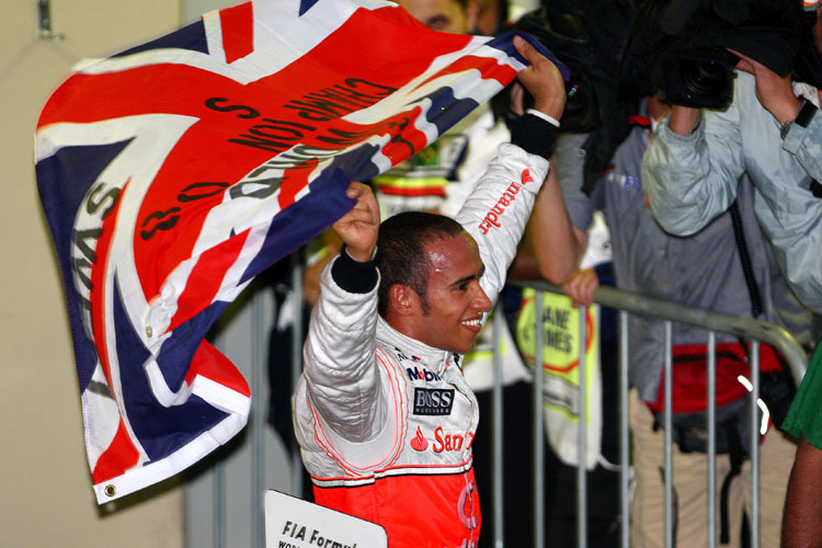 Lehrreiches Erfolgsjahr: 2009 sicherte sich der zweifache Formel-1-Champion Lewis Hamilton seinen ersten Titel