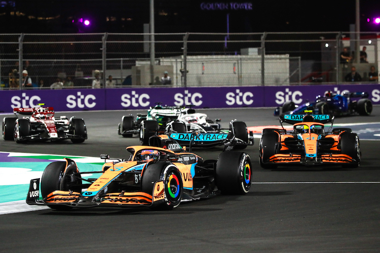 McLaren beim Grossen Preis von Saudi-Arabien