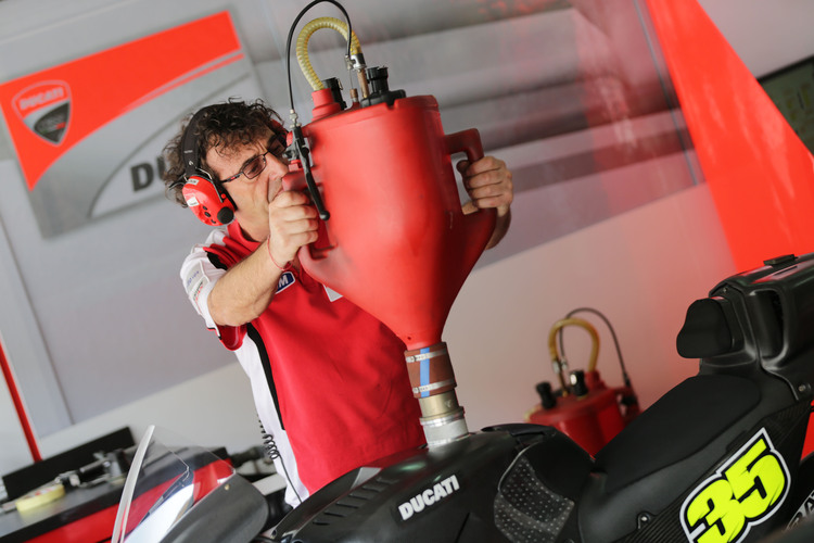 Vier Liter mehr Sprit: Gute Nachrichten für das Ducati-Team