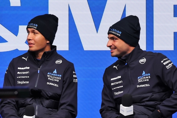 Alex Albon und Carlos Sainz Williams