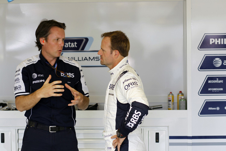 Sam Michael und Rubens Barrichello