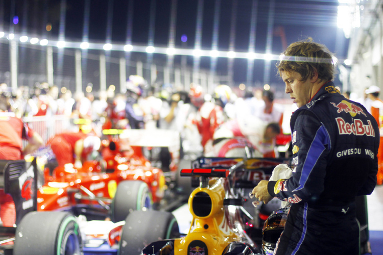 Sebastian Vettel: «Ich spüre nicht mehr Druck als üblich.»