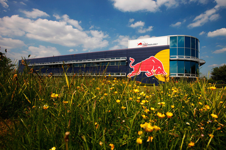 Das Werk von Red Bull Racing in Milton Keynes