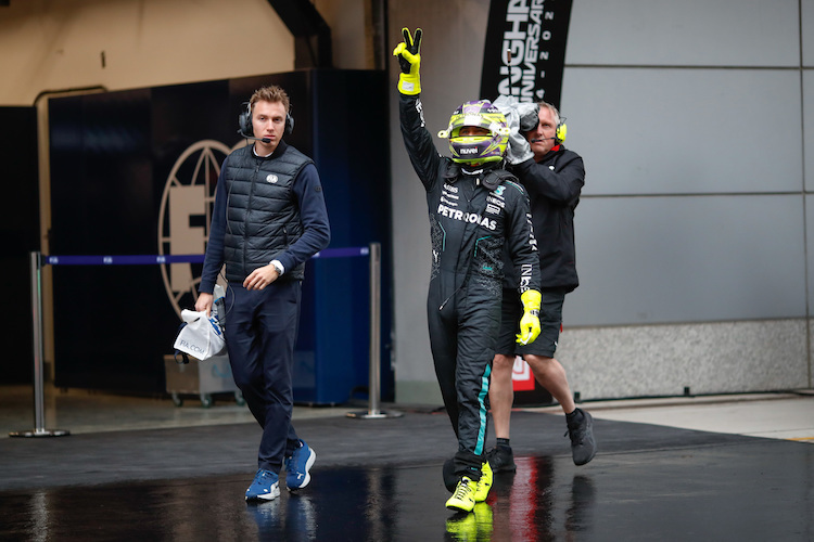 Lewis Hamilton nach der Sprint-Quali von China