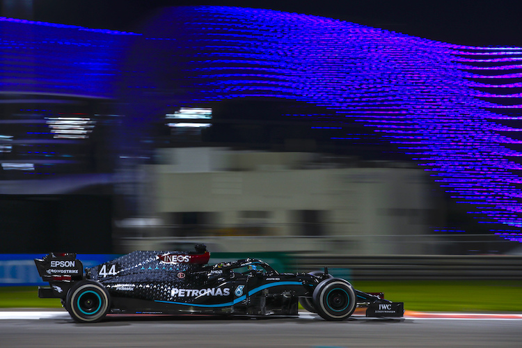 Lewis Hamilton beim Abu Dhabi-GP 2020