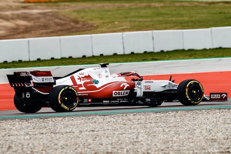 Robert Kubica im Alfa Romeo C41-Ferrari
