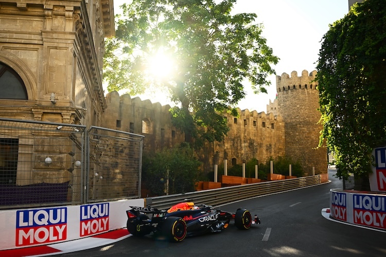 Max Verstappen in Baku