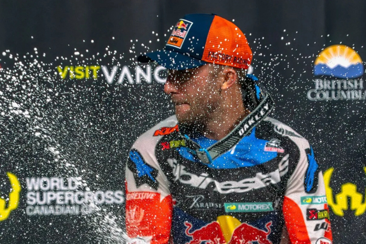 Eli Tomac gewann sein erstes Rennen auf KTM in Vancouver