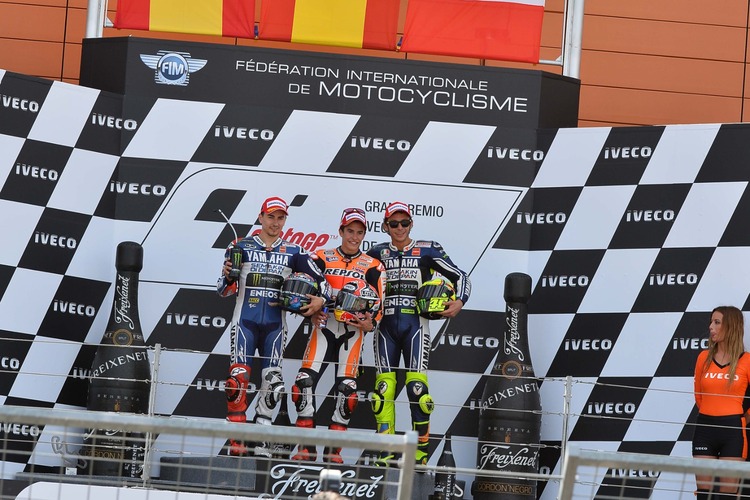 Aragón 2013: Marc Márquez gewann vor Lorenzo und Rossi