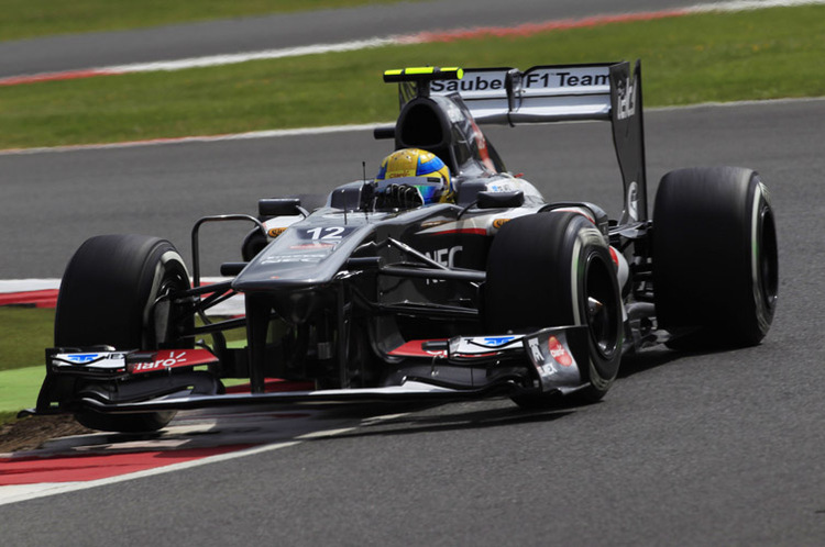 Rookie Esteban Gutiérrez konnte im Qualifying auf dem Silverstone Circuit nicht glänzen