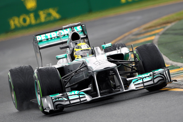 Nico Rosberg auf dem Weg zu Startplatz 6