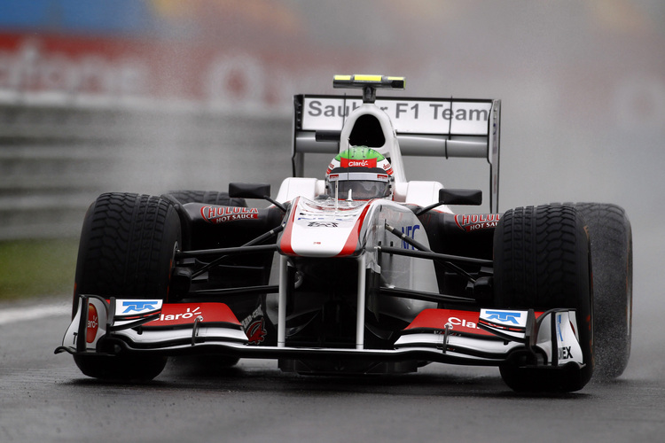 Perez geniesst Istanbul-Runden im Sauber F1