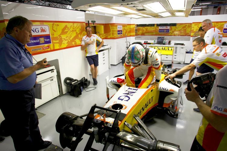 Lucas di Grassi beim FIA-Test.