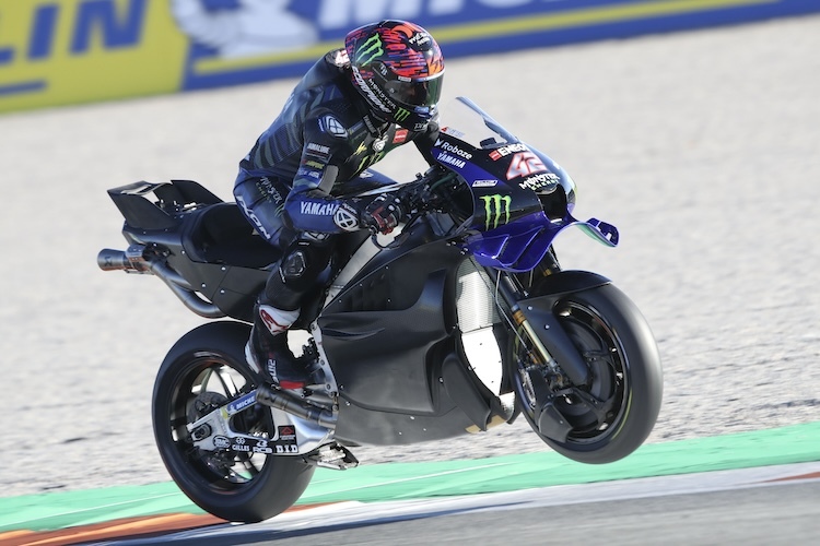 Bei der V4-Yamaha erkennt Rins positive Aspekte