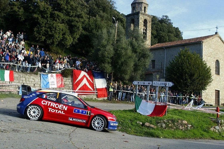 Sébastien Loeb bei seinem Rekordsieg 2005 auf Korsika