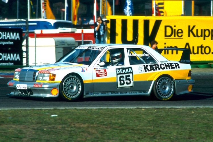 Michael Schumacher 1990 im Mercedes