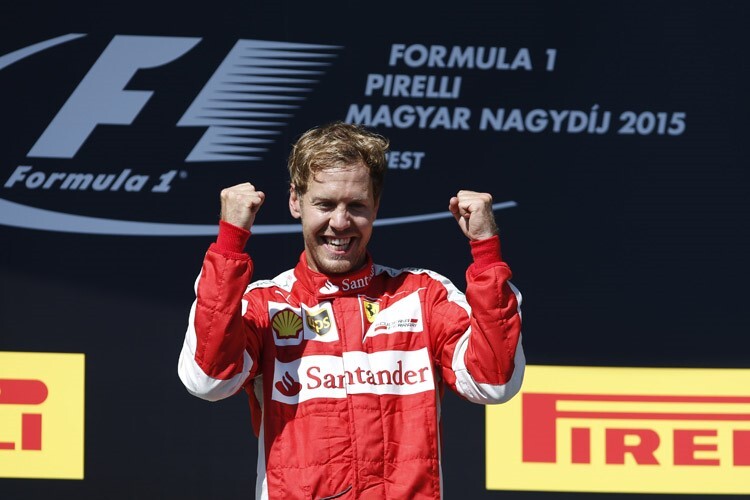Vor einem Jahr konnte Sebastian Vettel in Ungarn gewinnen