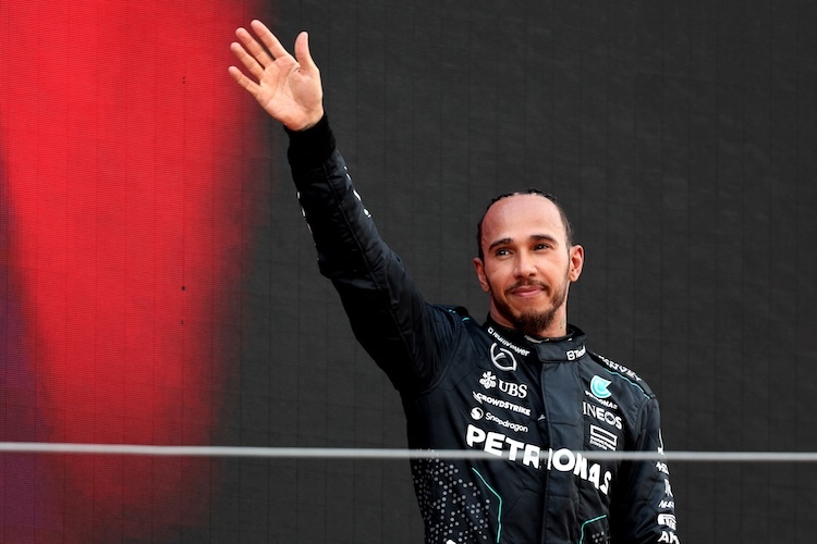 Lewis Hamilton schaffte es in Barcelona aufs Treppchen – und bestätigte damit die gute Mercedes-Form