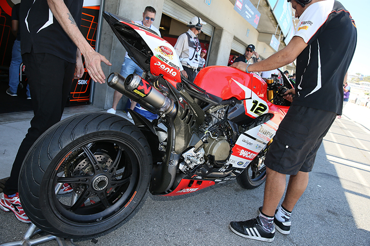 Ducati liefert Kundenteams wie Barni seit Jahren Werksmaterial
