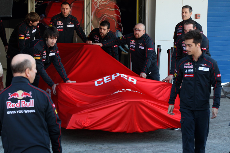 Toro Rosso: Nach der Präsentation darf Jean-Eric Vergne den Testauftakt bestreiten