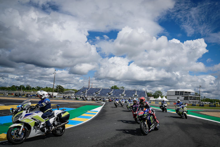 Fabio Quartararo führte zum Start in den Frankreich-GP eine Parade an