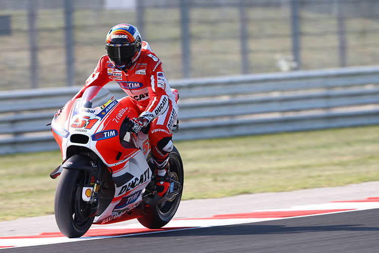 Ducati-Testfahrer Pirro war im Misano-Qualifying der Schnellste auf der GP15