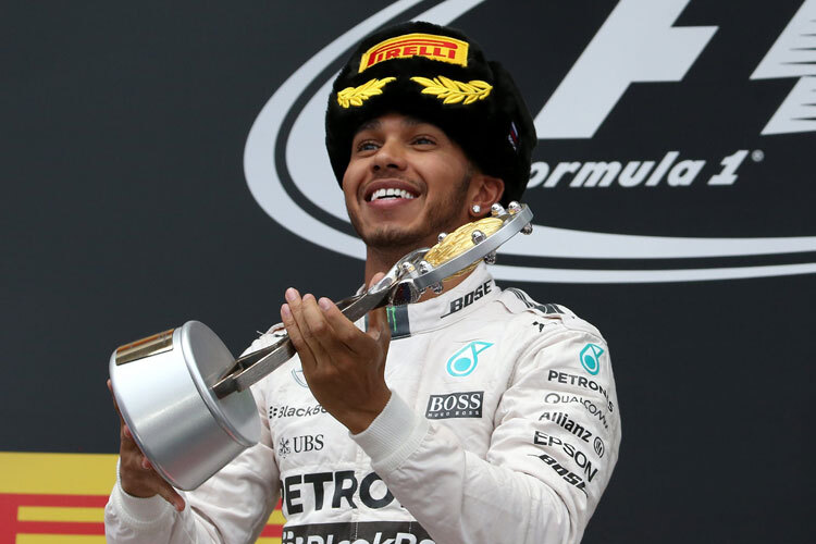 In Russland feierte Lewis Hamilton seinen neunten Saisonsieg