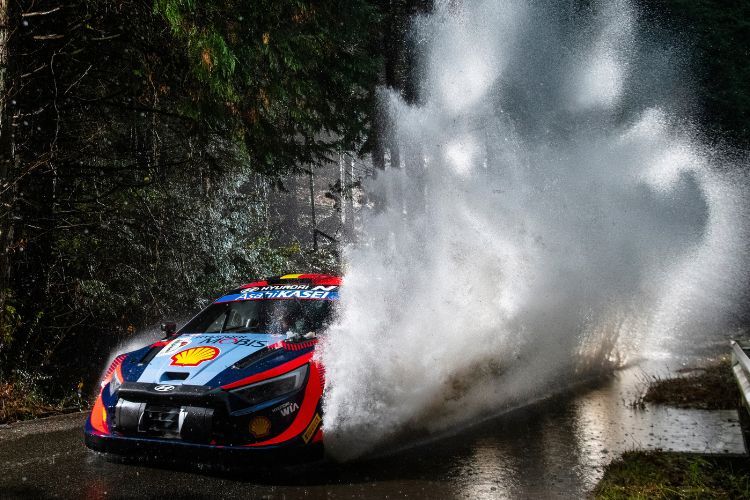 "Splish-splash: Taking a Bath" im Vorjahr: In Japan jetzt als WM-Favorit am Start - Thierry Neuville