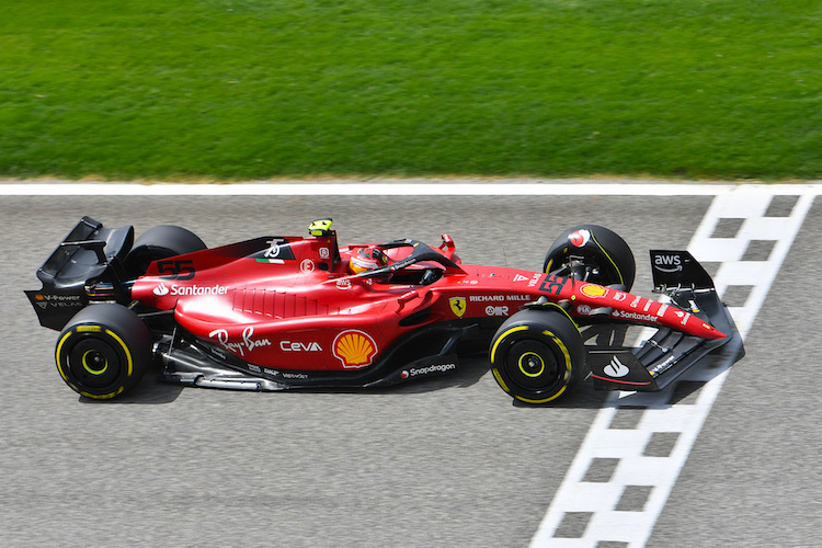 Carlos Sainz im Ferrari