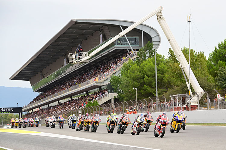 Moto2-Start in Barcelona: Im nächsten Jahr werden die Plätze arg durcheinander gewirbelt