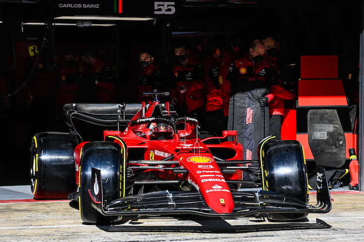 Carlos Sainz im Ferrari