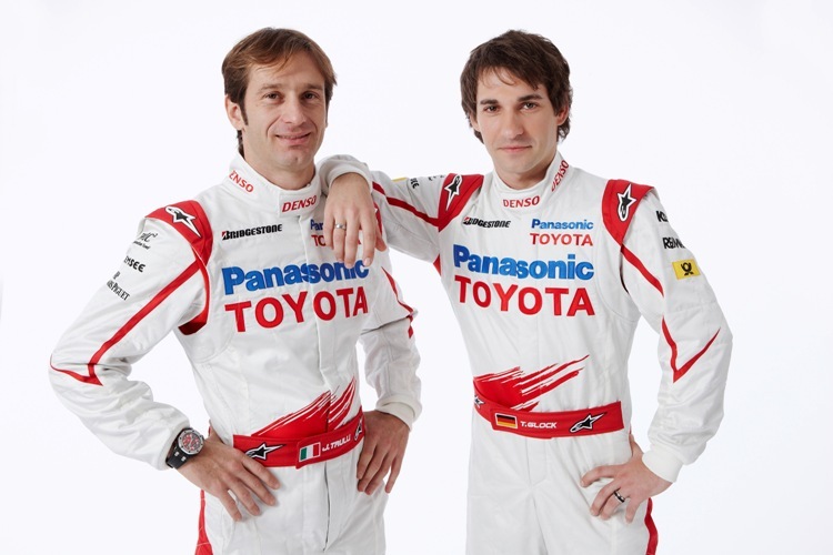 Hoffen auf einen Sieg für Toyota: Jarno Trulli und Timo Glock