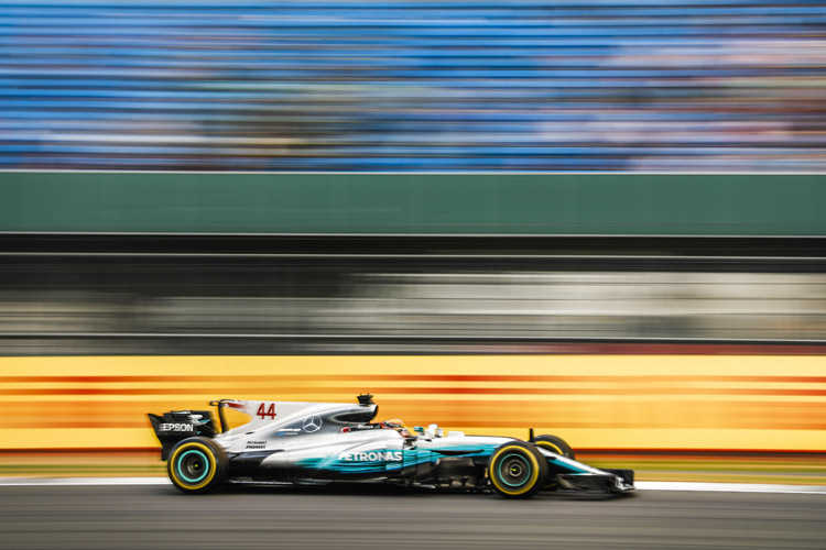 Lewis Hamilton fuhr auf den weichen Reifen die zweitschnellste Zeit