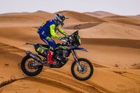 Lorenzo Santolino trumpft bei der Dakar 2022 stark auf