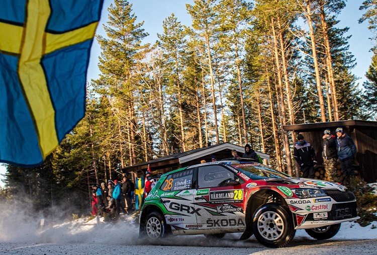 Emil Lindholm wurde in der WRC3 Zweiter