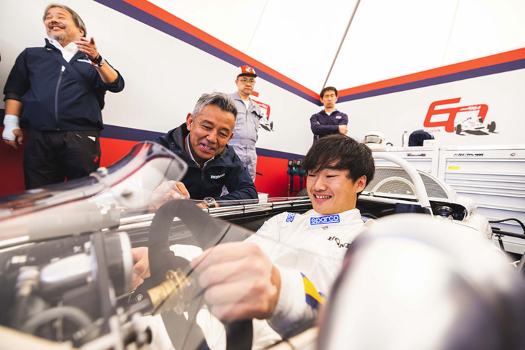 Yuki Tsunoda im Honda RA271