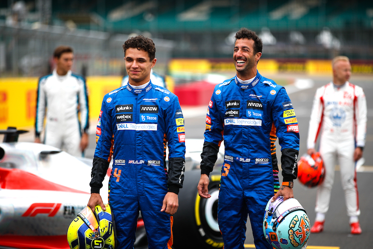 Lando Norris und Daniel Ricciardo