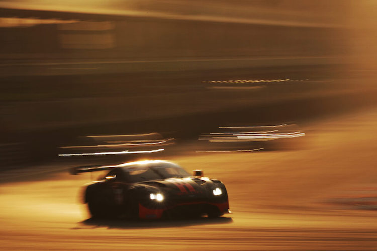 Der Bullitt Racing Aston Martin Vantage GT3 bei der Asian Le Mans Series in Abu Dhabi