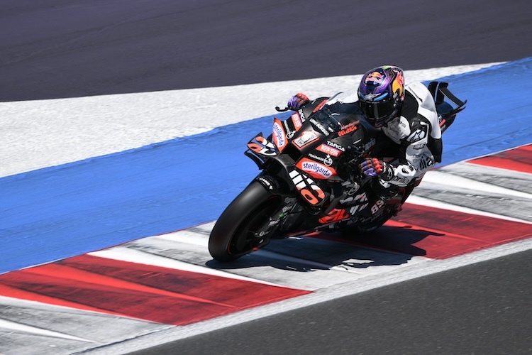 Martin a bouclé 64 tours à Misano