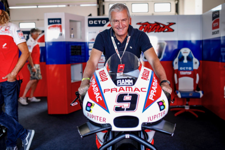 Alberto Vergani auf der Ducati von Petrucci